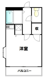 エスポワールトミタ105号室　間取りj