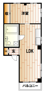 東京モリス第7　5F間取りj