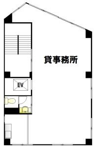 大黒屋10ビル2・5F　間取りj