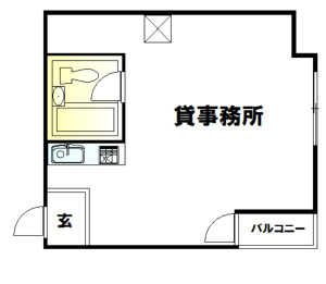 貸事務所（東五反田1丁目）4F　間取りj