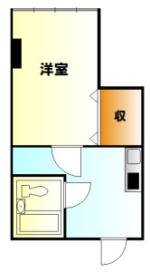 アゼリア東広ビル613号室　間取りj